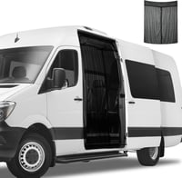 Mercedes-Benz Sprinter magas tetős szúnyogháló, mágneses oldalajtó rovarháló 1