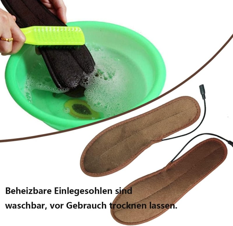 Elektromos Fűthető Talpbetét USB-s, 39-40-es, 3 Fokozatú, Mosható