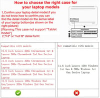 Lenovo Chromebook 11,6" védőtok - 500e/300e/100e Gen 3 modellek 2