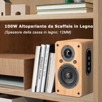 LONPOO LP-42X Bluetooth Polchangszóró HDMI ARC-val, 100W RMS, 4" Szénszálas Mélynyomó, Optikai/Koaxiális/USB/AUX Bemenet, Fejhallgató Kimene 3