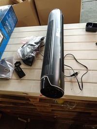 Stĺpový ventilátor Midea FZ10-17JR s diaľkovým ovládaním, 92 cm, čierny, LED displej, 3 rýchlosti, 7 – chybný, na náhradné diely (stav: pozri 2. obrázok) 2