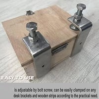 Exogio 2db 304 Rozsdamentes Acél C-Szorító, 100mm - Asztalos Műhely Eszköz Széles Pofanyílással, Hegesztéshez, Famunkához 2