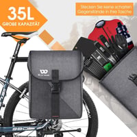 ICOCOPRO Kerékpár Táska 35L - Dupla Csomagtartó Táska Vízálló Esővédővel - 3D Bicikli Táska MTB, Országúti és Elektromos Kerékpárokhoz 2