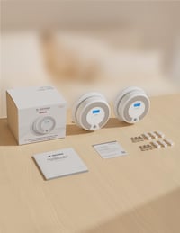 X-Sense WiFi-s füst- és szénmonoxid riasztó, cserélhető elemmel, 2 db 7