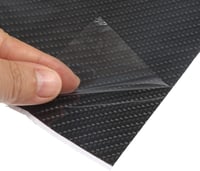 A ABSOPRO Autó Küszöbvédő Fólia Szett - Szénszálas Mintázatú Fekete Védőfólia Ajtóküszöbhöz - 5m x 5cm Univerzális Karcolásgátló 7