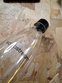 Set 2 sticle reutilizabile pentru sifon SodaStream Fuse, 1 L, negru, lavabile în mașina de spălat vase, sticle PET fără BPA pentru aparat de sifon 3