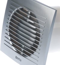 EUROPLAST 100mm Fürdőszobai Ventilátor Páratartalom Érzékelővel és Időzítővel Ezüst 3