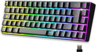 EMPIRE GAMING K508 Kompakt Vezeték Nélküli Gamer Billentyűzet - 2.4G/Type-C - PS4/PS5/PC/Mac - RGB Háttérvilágítás - 23 Anti-Ghosting Gomb 1