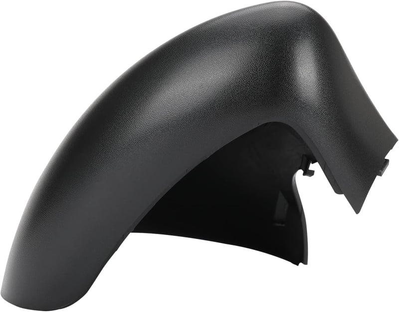 ConBlom Nissan Qashqai Visszapillantó Tükör Borítás 2007-2014 Modellekhez - Texturált Fekete ABS Műanyag Tükörkupak Szett Bal és Jobb Oldalr