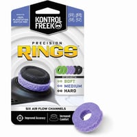 Inele de precizie pentru țintire KontrolFreek pentru controllere PS4, PS5, Xbox One, Switch Pro și Scuf - Negru/Mov/Verde - Set parțial — Set de 1 buc. 1