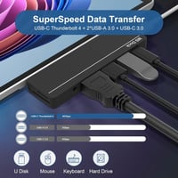 Microsoft Surface Pro 8 Dokkoló: 4K HDMI, LAN, USB 3.0 - Rytaki Pro 6