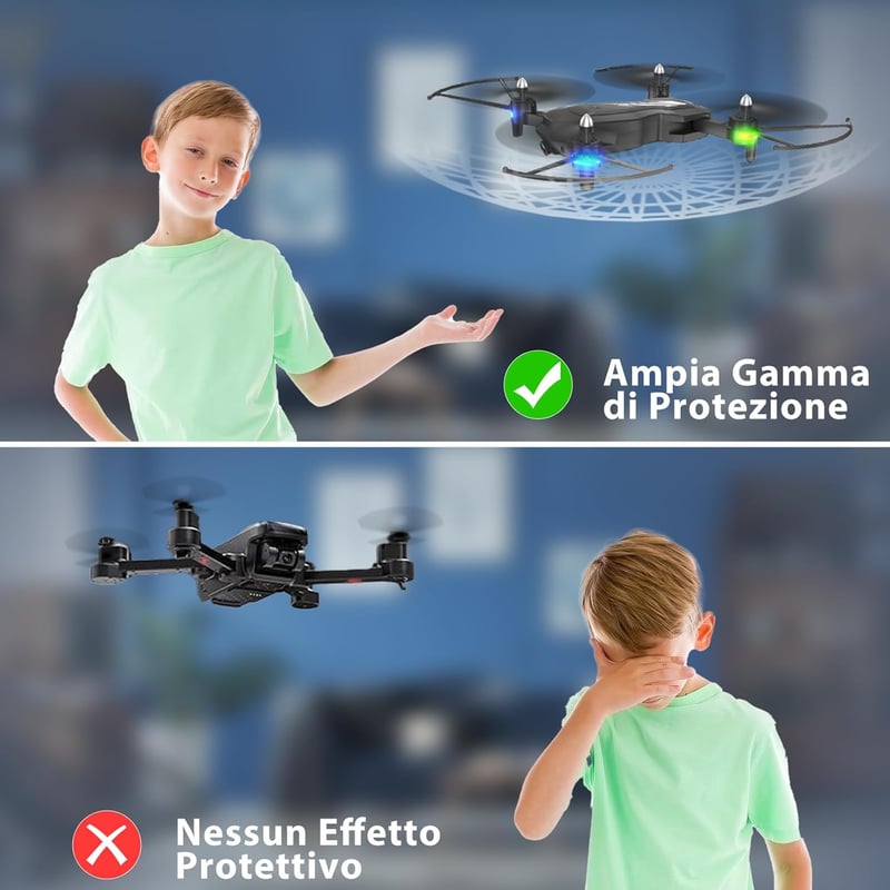 Wipkviey T26 Összecsukható Drón 1080P HD Kamerával - Kezdőknek FPV Élő Képátvitellel, 2 Akkumulátorral és Hordtáskával, Egyérintéses Fel- és