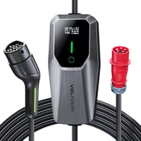 VDLPOWEREU Type 2 Elektromos Autó Töltőkábel 11kW, 5M - Hordozható Fali Töltőállomás CEE 16A, Időzíthető, Állítható Áramerősség, IP65 1