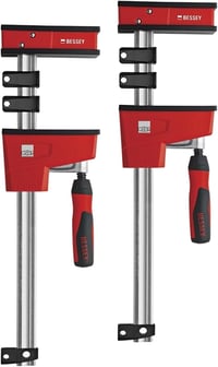 BESSEY REVO KRE30-2K-SET Szorítópofa Szett - 2 db Fémházas Asztalos Szorító, 300 mm Befogási Szélesség, 95 mm Kinyúlás, 4,3 kg 1