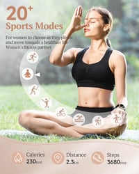 XINGHESF Női Okosóra Telefonos Funkcióval - Rozéarany Fitnesz Tracker, Pulzusmérő, SpO2 6