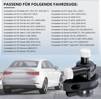 Gedlex 12V-os kiegészítő vízszivattyú VW, Audi, Skoda modellekhez - 1K0965561J 6