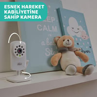 Chicco Smart Videós Bébiőr Kamerával - 2,4" LCD Színes Kijelző, 200m Hatótáv, Éjjellátó, Hangaktiválás, Hosszú Üzemidő, Falra Szerelhető 3