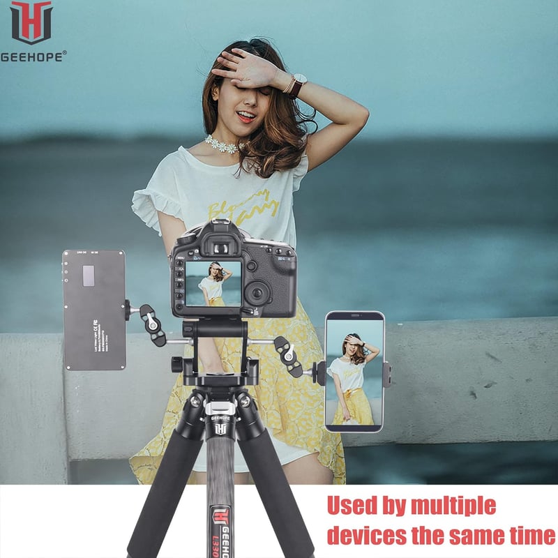Geehope Z-Flex dönthető állványfej DSLR kamerákhoz és okostelefonokhoz - 5kg teherbírás