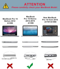 MacBook Pro 15" Retina védőtok + billentyűzetvédő - Ultravékony, kristálykék (2012-2015) 2