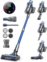 Buture Pro BP10 Akkumulátoros Porszívó, 33000PA/450W, Intelligens Auto Mód, Érintőkijelző, 55 Perc Üzemidő, Kisállat Szőr Eltávolító, 1,5L P 1