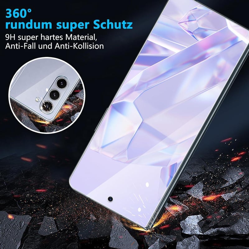 Samsung Galaxy Z Fold 5 Prémium Képernyővédő Szett - 2db TPU Fólia és HD Üveg