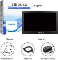 PISICHEN 17,3" Hordozható Full HD Monitor Laptophoz, PS4-hez, USB/HDMI 7