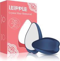 Leipple Fájdalommentes Epilátor - Nano Üveg Szőrtelenítő Karra, Lábra és Hátra - Újrahasználható Fizikai Szőreltávolító Eszköz, Fekete 1
