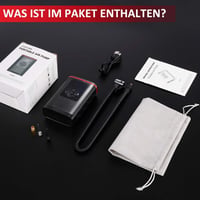 Hancaner 6000mAh-s Akkus Elektromos Pumpa 150PSI - Autó, Motor, Bicikli 8
