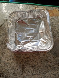 Hejo Alumínium Grillsütő Tálca 30 db, 1200 ml, Alu Csepptálca Sütőforma Készlet — gyűrött, nyomott tálcák (állapot: lásd a 2. képet) 2