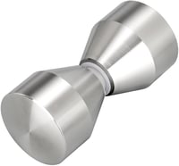 DIYI 304-es Acél Fürdőszobai Üvegajtó Fogantyú - Dupla Zuhanykabin Kilincs 6-12 mm Üvegvastagsághoz, 30 mm Átmérő, Konyhai és Nappali Ajtókh 1
