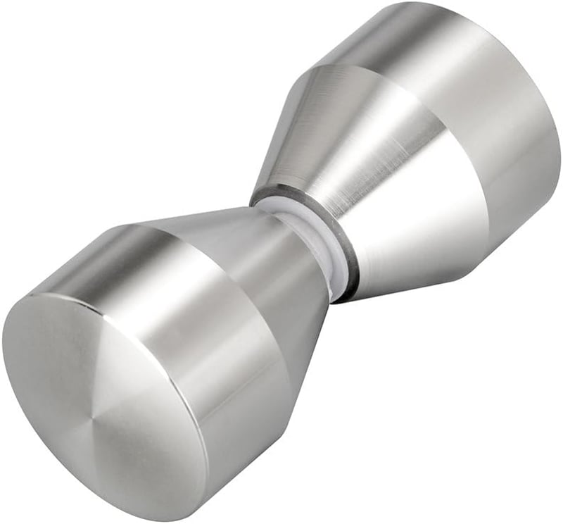 DIYI 304-es Acél Fürdőszobai Üvegajtó Fogantyú - Dupla Zuhanykabin Kilincs 6-12 mm Üvegvastagsághoz, 30 mm Átmérő, Konyhai és Nappali Ajtókh