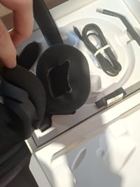 Căști gaming wireless Fractal Design Scape Dark, Negru, microfon detașabil cu anulare a zgomotului — burete pernițe urechi defect (stare: vezi a 2-a imagine) 4