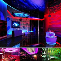 XUNATA RGB LED Szalag 2m, IP65 Vízálló, 230V, 60 LED/m, 24 Gombos Távirányítóval - Beltéri/Kültéri Dekoráció Karácsonyra, Partikra 5