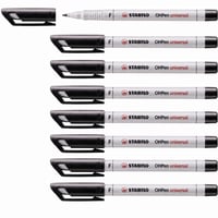 Marker pentru folie STABILO OHPen Universal, solubil în apă, vârf fin, negru, set de 9 bucăți 1