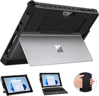 MoKo Microsoft Surface Go 4/3/2 Védőtok Stifttartóval és Kézpánttal - Fekete 1