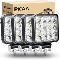 PICAA 48W LED munkalámpa, 4db, traktorhoz, baggerhez, terepjáróhoz, 12-24V 1