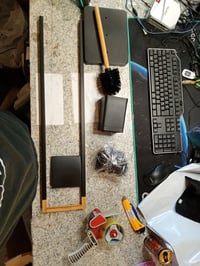 Set perie de toaletă Relaxdays din bambus și oțel inoxidabil, cu suport de podea — lipsește tija suportului pentru hârtia igienică (stare: vezi imaginea 2) 2