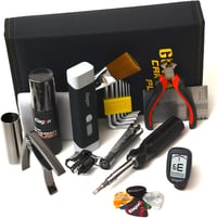 Elagon Guitar Pro Care Kit - Gitárápoló készlet húrtisztítóval, húrkészlettel, 8 imbuszkulccsal, húrtekerővel, húrvágóval és akciómérővel 1