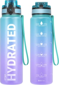 Sahara Sailor BPA-mentes 750ml-es sportkulacs - Szivárgásmentes, kerékpározáshoz, kempingezéshez 1