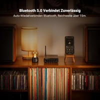 Fosi Audio BT30D Pro Bluetooth 5.0 Hi-Fi erősítő, 165W+350W, hangfalakhoz és mélyládához 3