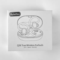 Rulefiss Bluetooth 5.3 sport fülhallgató, 48 órás akkuidő, kék, vízálló 8
