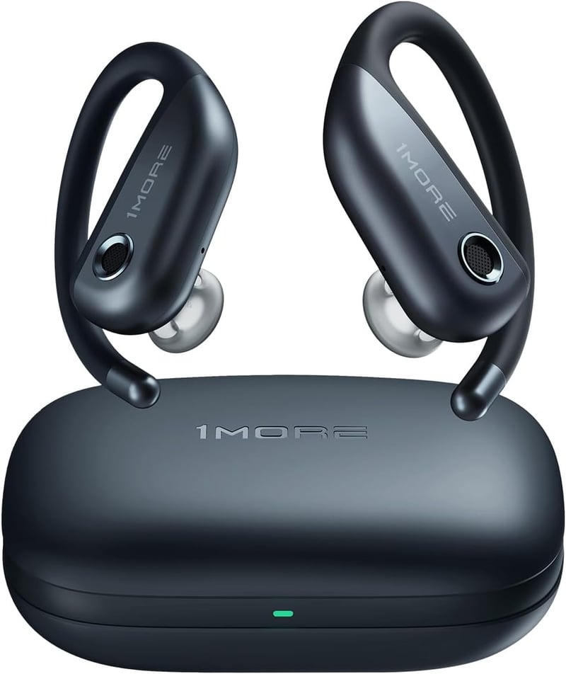 1MORE Fit S50 Nyitott Bluetooth 5.3 Fülhallgató - 38 Órás Üzemidő, IPX7 Vízálló, Kényelmes Viselet Futáshoz, Edzéshez és Mindennapos Használ
