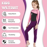 Gogokids Gyerek Neoprén Búvárruha - UV50+ Védelem, 2.5mm, Fiúknak és Lányoknak 4