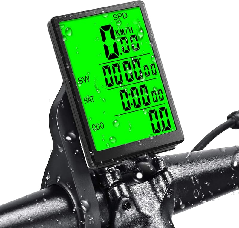 CYCLO-PRO 3.0 Vezeték Nélküli Kerékpár Komputer - 31 Funkció, Nagy Kijelző, Vízálló