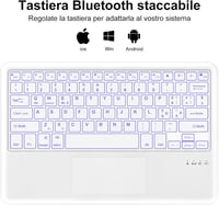 FOGARI iPad Pro 13 hüvelykes M4 2024 Tok Levehető Vezeték Nélküli Billentyűzettel - Tablet Védőtok Apple Készülékhez 7