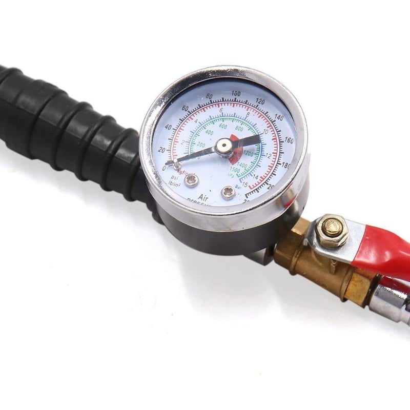 Digitális autógumi nyomásmérő manométerrel, 0-220 PSI