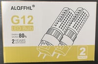 G12 LED izzó 16W, 150W halogén ekvivalens, meleg fehér, 2 darabos csomag 8