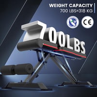 PASYOU Összecsukható Edzőpad 9x4x3 Állítható Pozícióval - Has- és Hátizom Tréner, 318 kg Teherbírással Otthoni Edzéshez 2