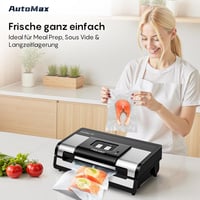 FRESKO V9 vákuumgép 15L/perc szívóerővel, automata, egykezes, vágóval és fóliával 17