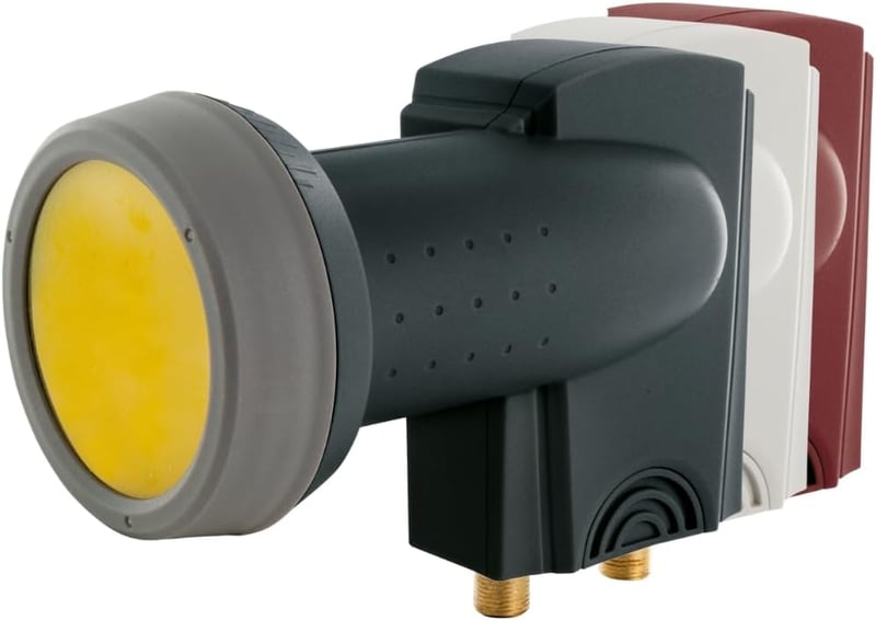 Schwaiger 340 Twin LNB digitális műholdvevő fej, hőálló, aranyozott csatlakozókkal